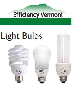 Compact Lightbulbs Efficiency Vermont