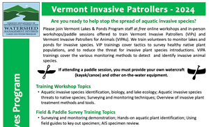 VT Invasive PAtrollers 2024 Trainings