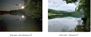 Seeing Double, Two Echo Lakes in Vermont